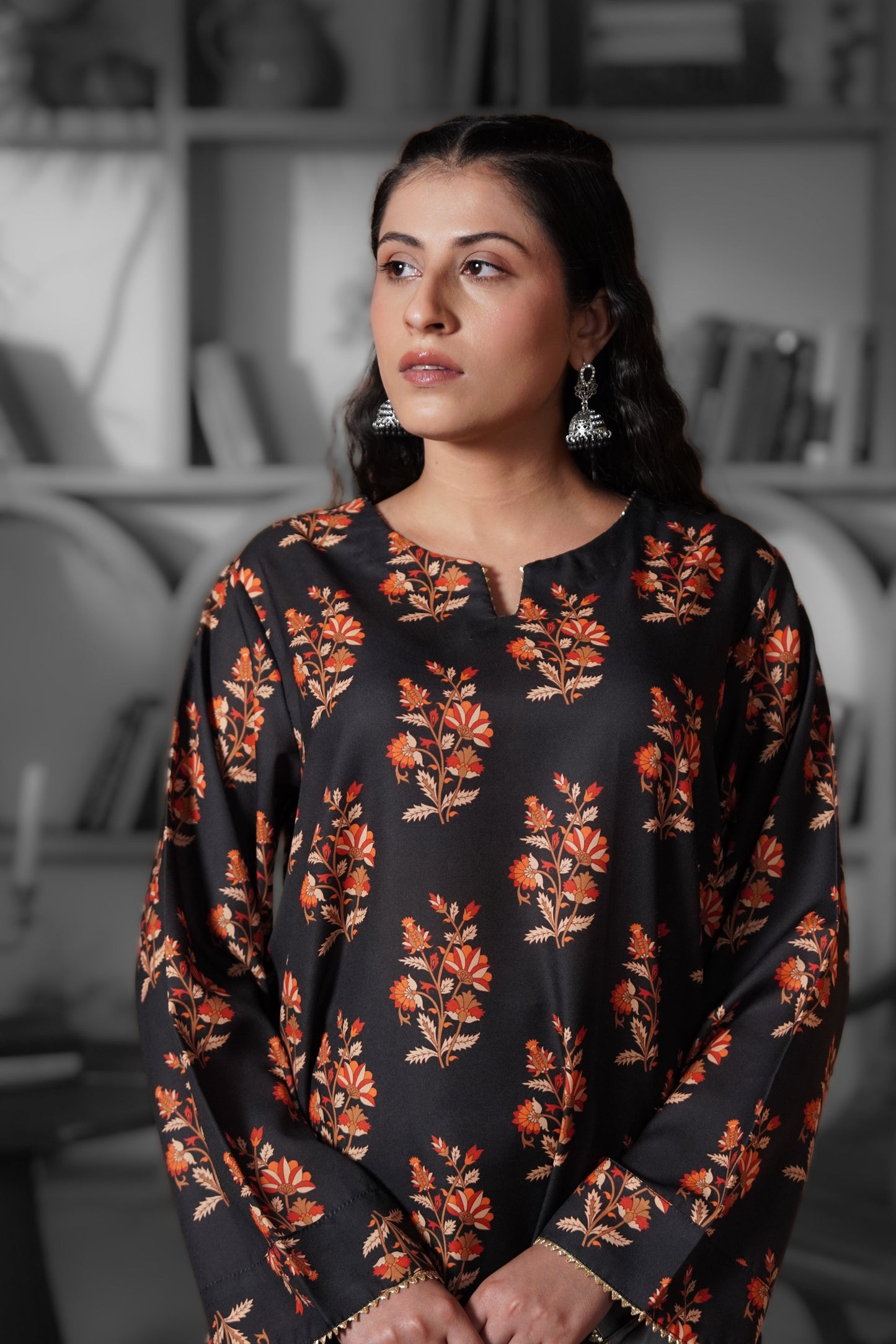 Midnight Flora Co-ord Set