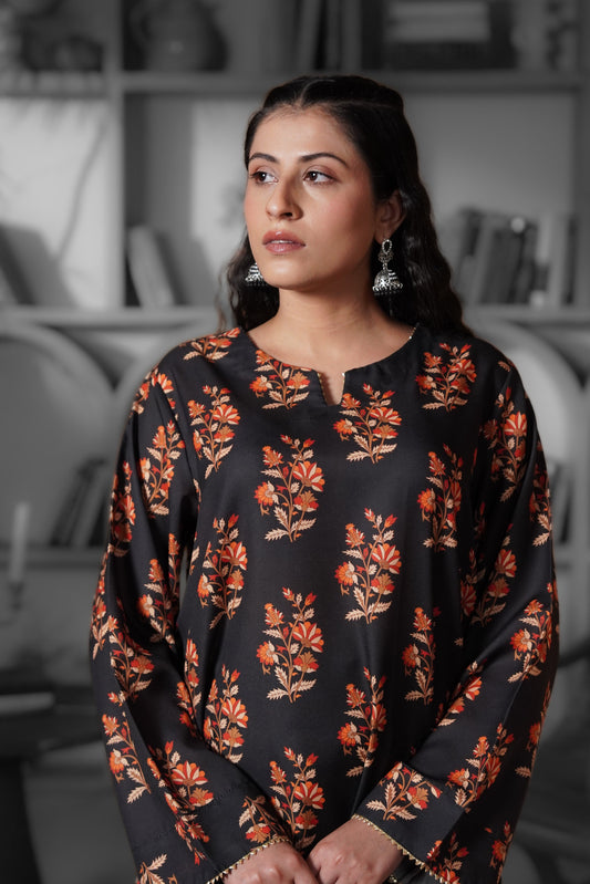 Midnight Flora Co-ord Set