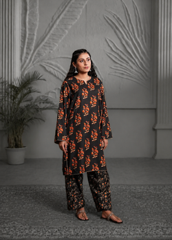 Midnight Flora Co-ord Set