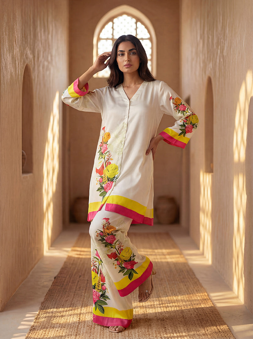 Pearl Floral Ensemble