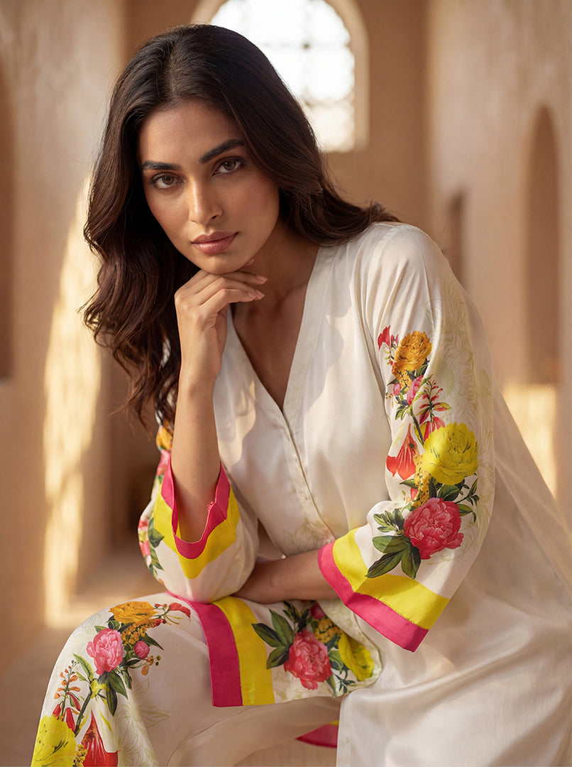 Pearl Floral Ensemble